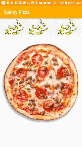 Android application Spinny Pizza screenshort