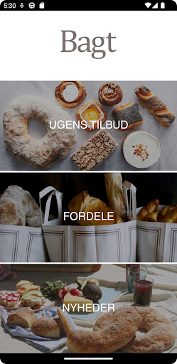 Android application Bagt - Bageri screenshort