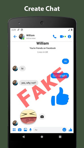 Fake Chat Conversation - prank Screen 3