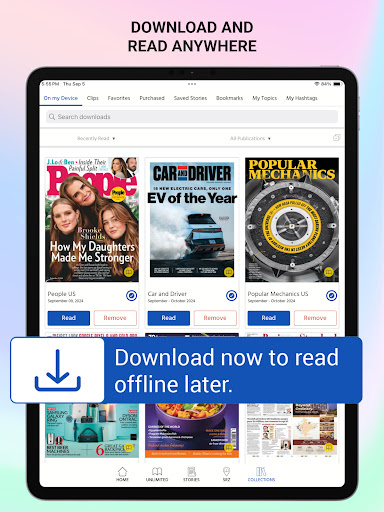 Screenshot of Magzter: Magazines, Newspapers