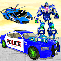 US Police Car Robot Transformation: Robot Strike