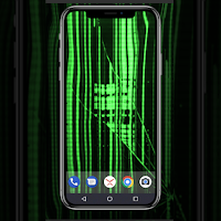 Prank broken screen 3d live wallpaper green screen