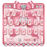 Pink Diamond Bow Theme icon