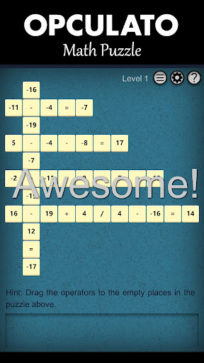 OPCULATO - Math Puzzle Screen 3