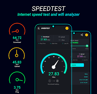 Speed Test & Wifi Analyzer v2024.02.76523 MOD APK (Pro Unlocked) 1