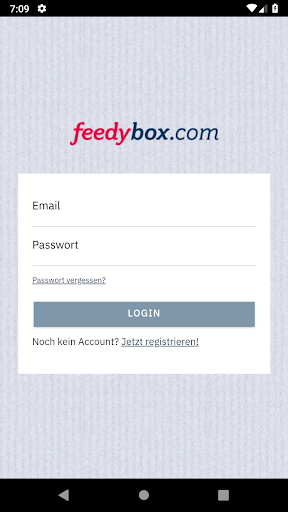 Android application feedybox screenshort