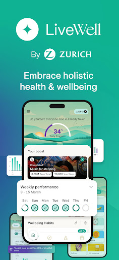 Android application LiveWell by Zurich screenshort