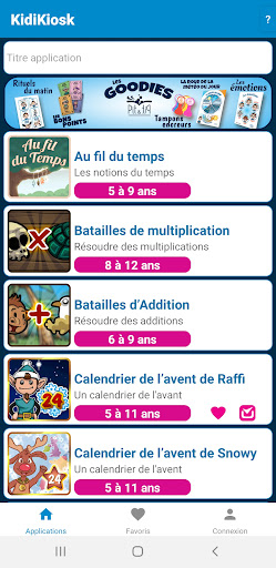 Android application KidiKiosk screenshort