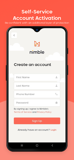 Android application Nimble CRM screenshort