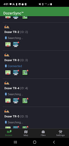 Android application DozerSync™ screenshort