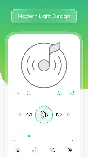 Android application Serene - Poweramp Skin screenshort