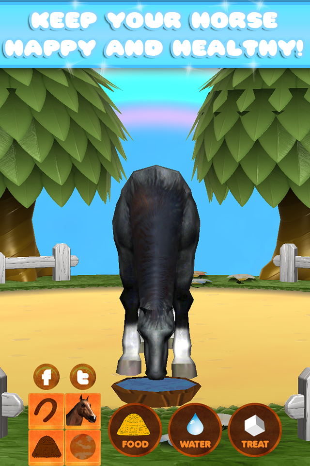 Android application Virtual Pet Horse screenshort