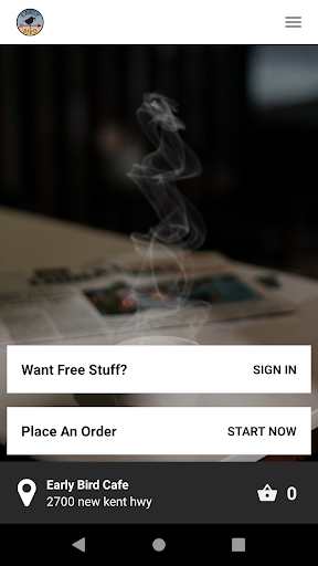 Early Bird Cafe Screen 2