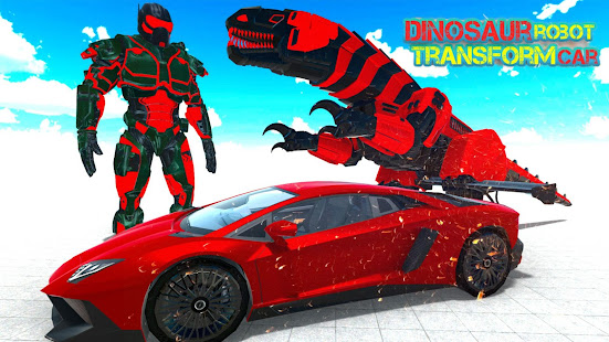 Dinosaur Robot Transform: Car Robot Transport Sim 3.9 Screenshots 9
