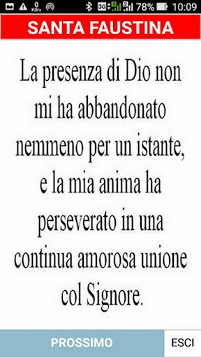 Santa Faustina Screen 2