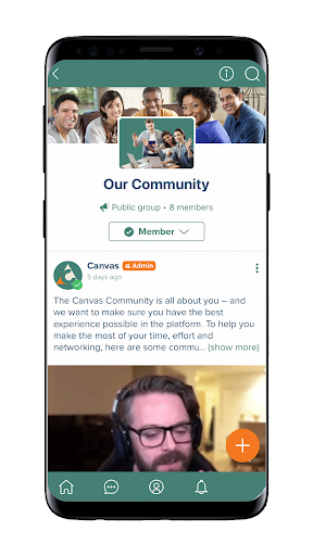 Canvas Community Screen 3