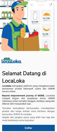 Android application Localoka screenshort