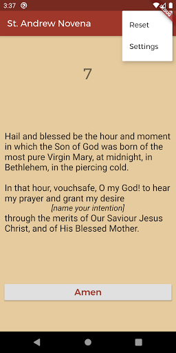 St. Andrew Novena Screen 2