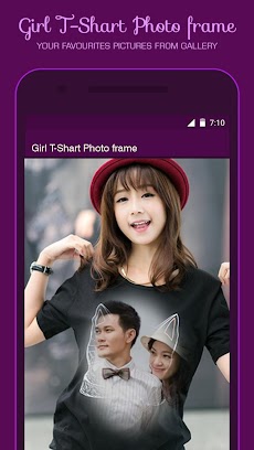 Girl T Shirt Photo Frameのおすすめ画像4