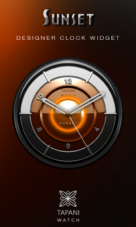 SUNSET Designer Clock Widget o - 2.80 - (Android)