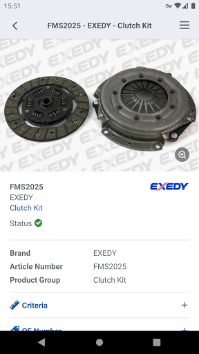 EXEDY Clutch Europe Screen 3