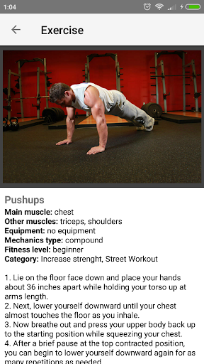 StayFit workout trainer Screenshot