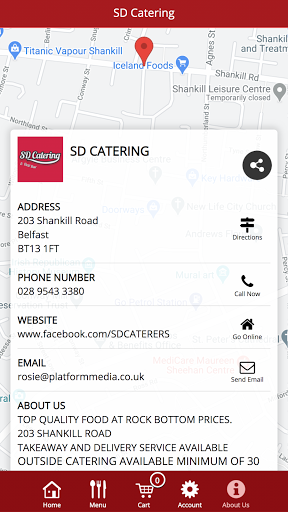 SD Catering Screen 2