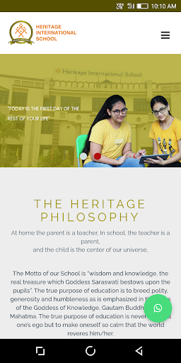 Heritage International School Screen 2