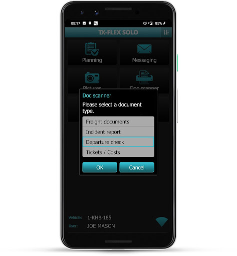 TX-FLEX SOLO Screen 3