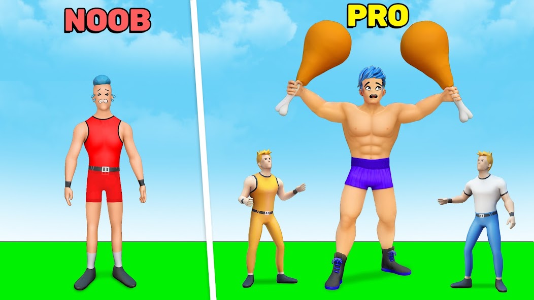 Slap & Punch:Gym Fighting Game 1.0.7 APK + Мод (Unlimited money) за Android