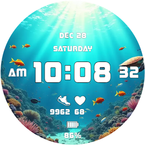 Underwater Life Animated Face - AppWisp.com
