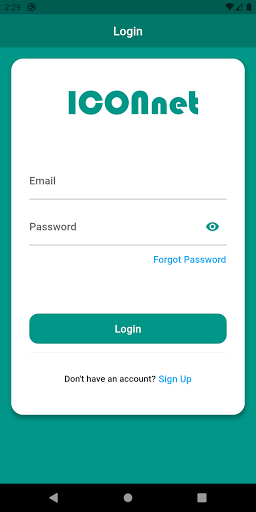 Android application ICONnet screenshort