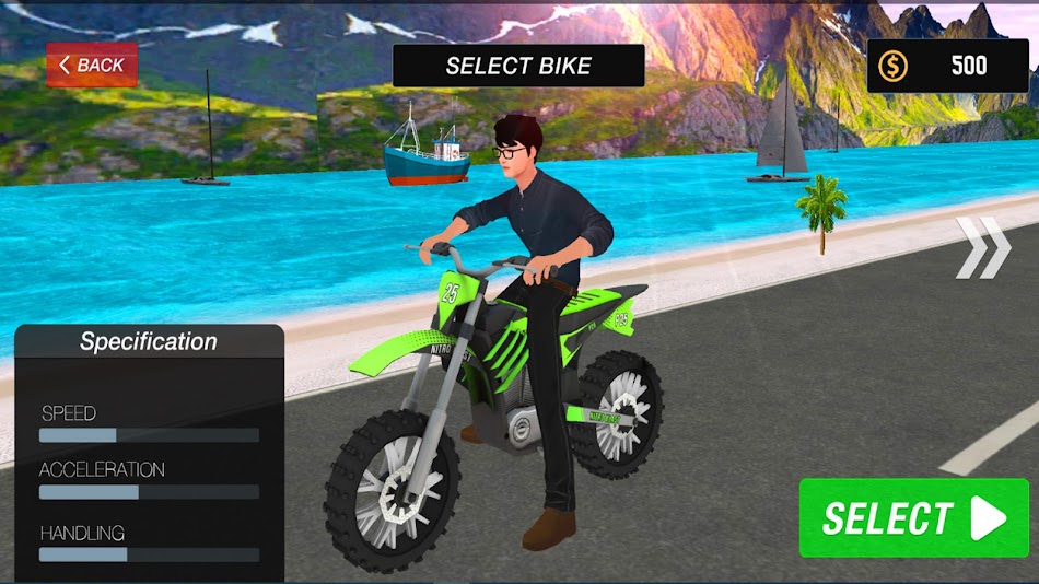 #10. Wheelie Moto 3d Bike Life Game (Android) By: Gaming Tag