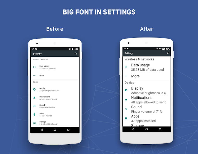 Шрифты андроид 12. Приложение Бигам. Big font. Встраытый шрифт андроида. Android мягкий шрифт Скриншот.