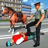 Mounted Police City Horse Chase icon