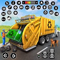 Real Garbage Truck: Trash Cleaner Driving Games