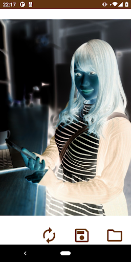 Android application Negative Image screenshort