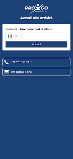Android application Progo screenshort