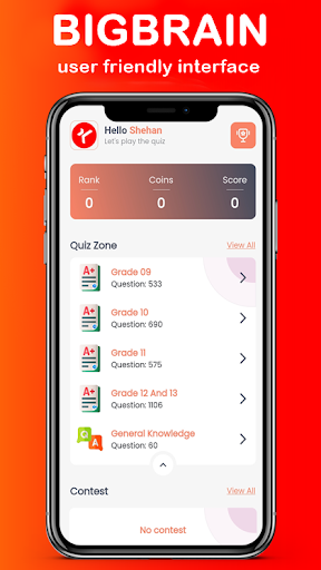 Android application BigBrain - Get Ready for Exam screenshort