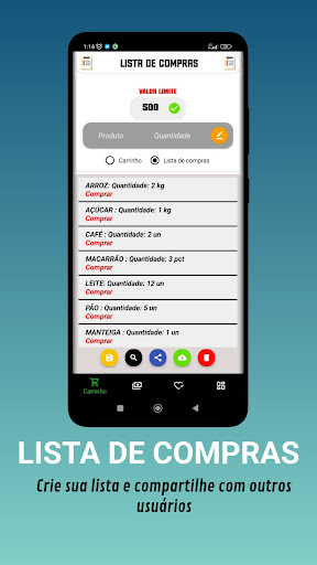 Lista de Compras Screen 2
