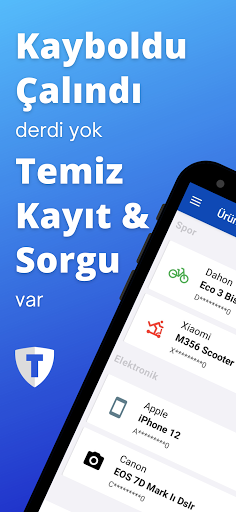 Android application Temiz : Ürün Kaydet & Sorgula screenshort