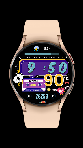 Pars 90's Digital Watch Face screenshot 1