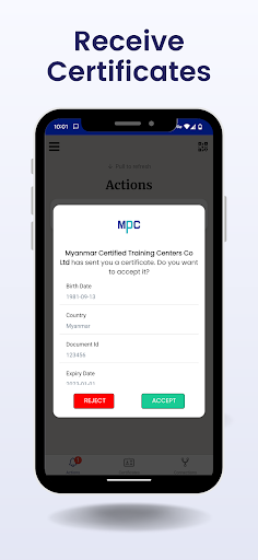 ZADA Digital Identity Wallet Screen 3