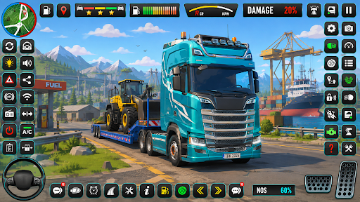 Euro Truck Driving Cargo 3D screenshot