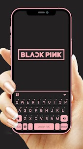 Black Pink Blink Keyboard Back Unknown