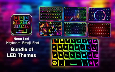 Neon Led Keyboard: BrightKey