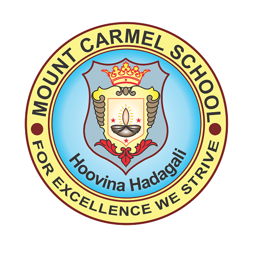 Mount Carmel School, Hadagali logo