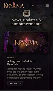 Kryxivia - Blockchain MMORPG