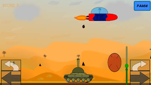 Android application tank game screenshort