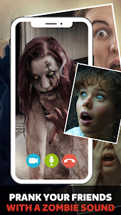 Zombie video call prank